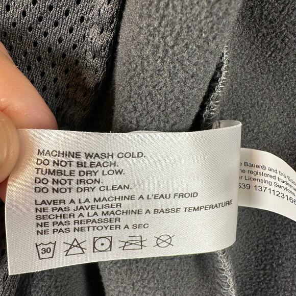 Eddie Bauer Leidos Full Zip Gray Weather Resist Soft Shell Jacket Mens Size XL - Picture 14 of 16